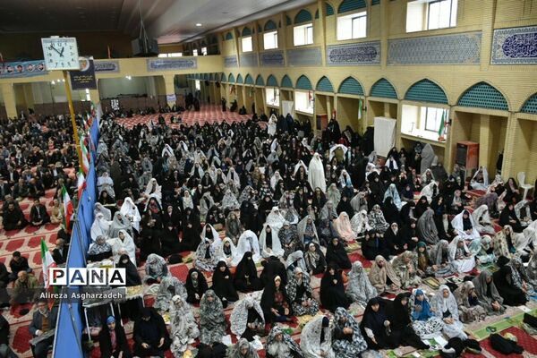 نماز جمعه و راهپیمایی مردم بابلسر