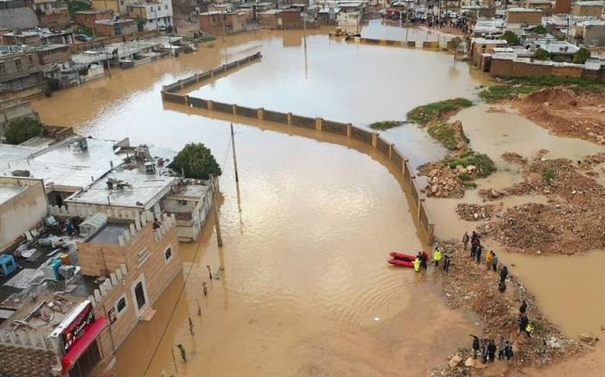 ارسال محموله شیرخشک به مناطق سیل‌زده