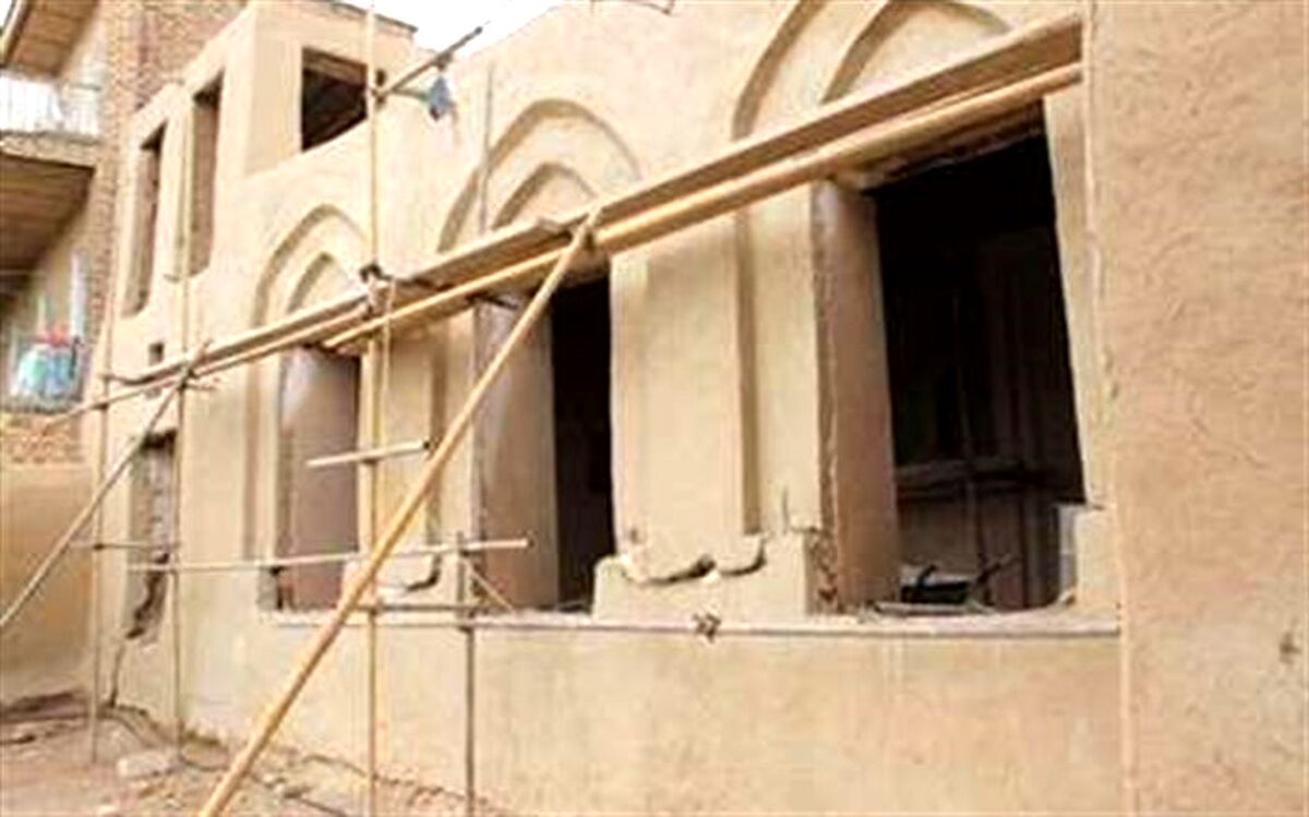 مرمت خانه تاریخی کاظم خان قوشچی ادامه دارد