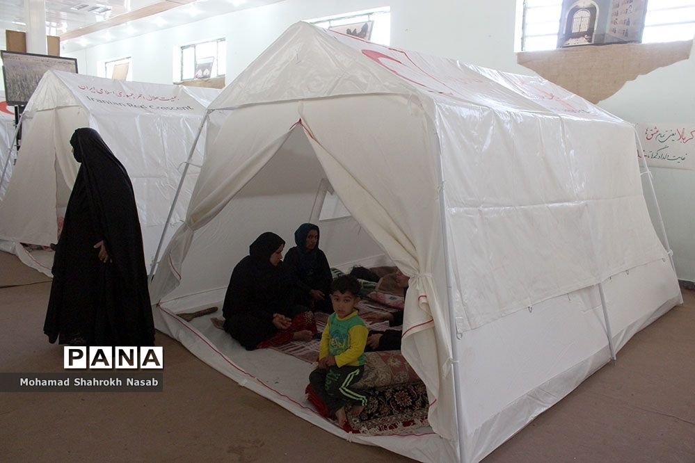 اسکان سیل‌زدگان اهواز و سوسنگرد