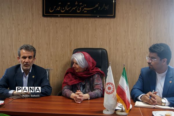 بازدید رئیس انجمن بین المللی مدارس مددکاری اجتماعی و هیات همراه از مراکز خدماتی شهرقدس