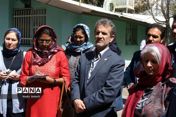 بازدید رئیس انجمن بین المللی مدارس مددکاری اجتماعی و هیات همراه از مراکز خدماتی شهرقدس