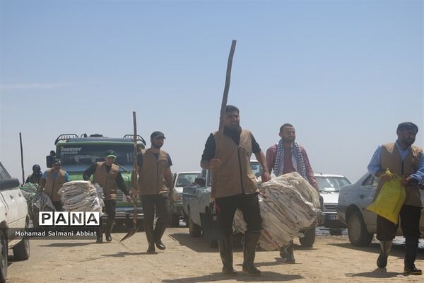 روندکمک‌رسانی به روستاهای بخش اسماعیلیه اهواز