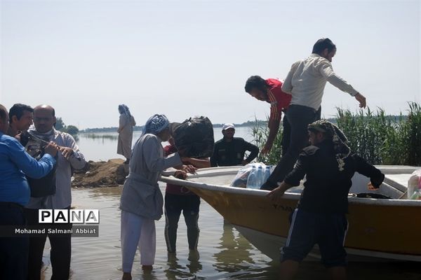 روندکمک‌رسانی به روستاهای بخش اسماعیلیه اهواز