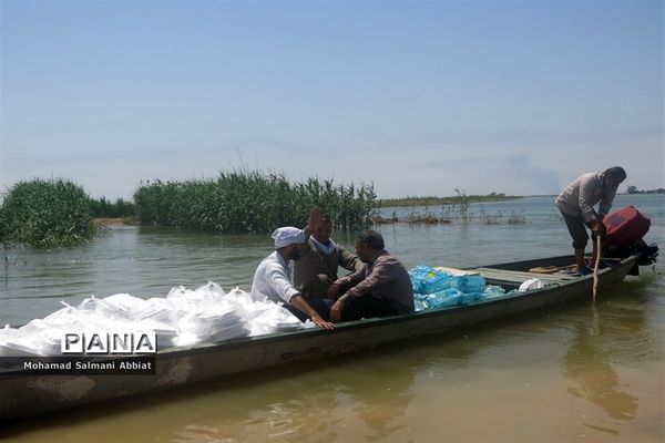 روندکمک‌رسانی به روستاهای بخش اسماعیلیه اهواز