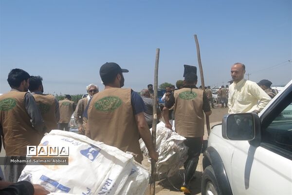 روندکمک‌رسانی به روستاهای بخش اسماعیلیه اهواز