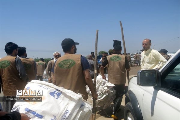 روندکمک‌رسانی به روستاهای بخش اسماعیلیه اهواز