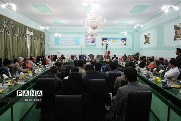 مراسم خداحافظی علیرضا نخعی از مسئولیت آموزش و پرورش سیستان و بلوچستان