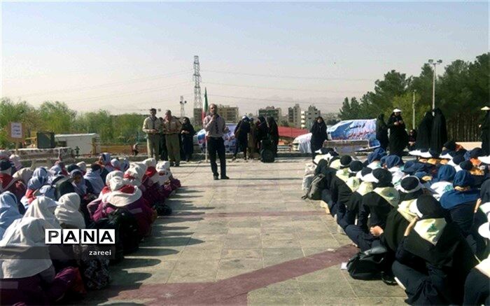 اردوی پیشتازان دختر شهرستان نجف آباد برگزار شد