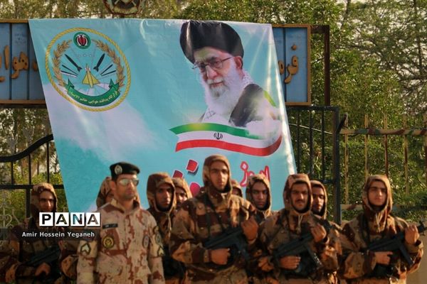 رژه روز ارتش در جزیره کیش