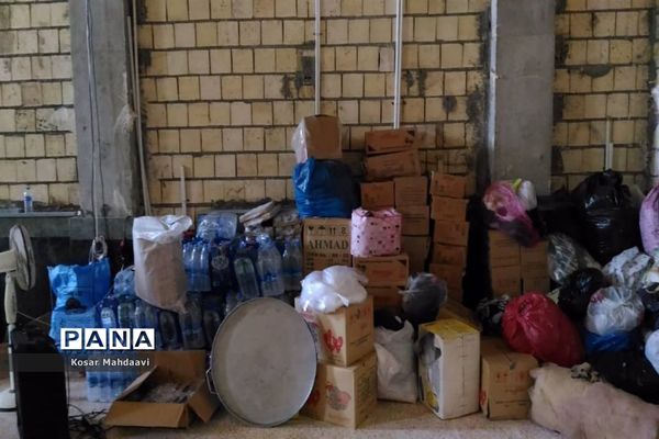 کمک‌رسانی کاروان خیرخواه مردم تهران در شهرستان کارون