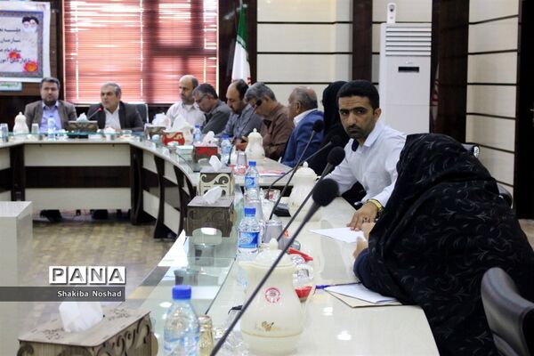 جلسه تعامل و هماهنگی سازمان بسیج فرهنگیان سپاه امام صادق (ع) استان بوشهر