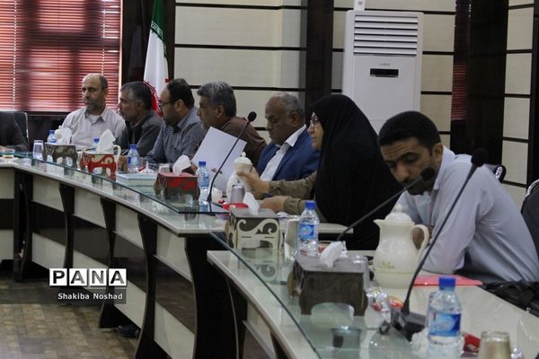 جلسه تعامل و هماهنگی سازمان بسیج فرهنگیان سپاه امام صادق (ع) استان بوشهر