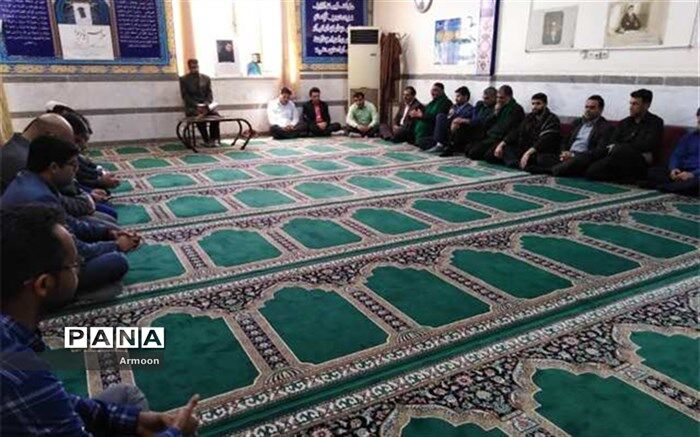 آیین یادبود شهدای خدمت رسان به سیل زدگان استان خوزستان برپا شد