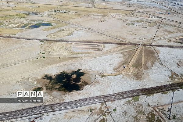 تصاویر هوایی از آخرین وضع مناطق سیل‌زده در لرستان و خوزستان