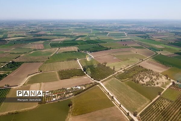 تصاویر هوایی از آخرین وضع مناطق سیل‌زده در لرستان و خوزستان