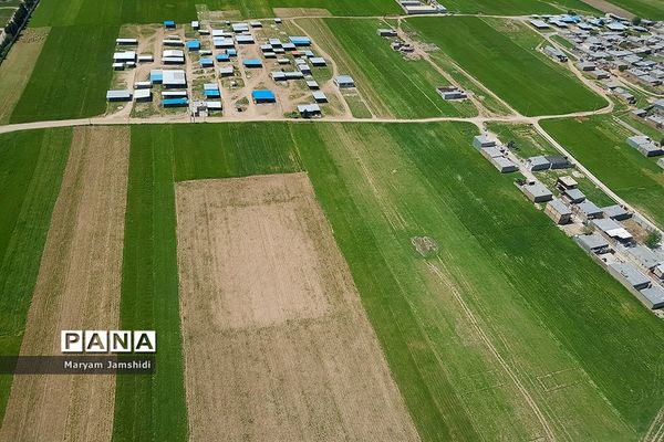 تصاویر هوایی از آخرین وضع مناطق سیل‌زده در لرستان و خوزستان