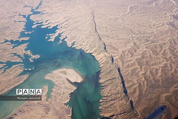 تصاویر هوایی از آخرین وضع مناطق سیل‌زده در لرستان و خوزستان