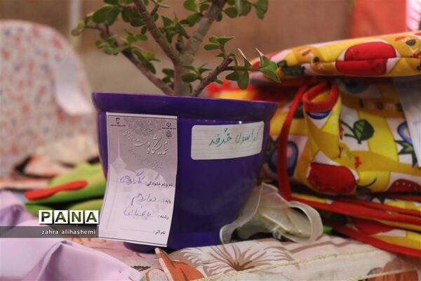 حس خوب زندگی؛ نمایشگاه دست سازه های دانش آموزان با نیازهای ویژه
