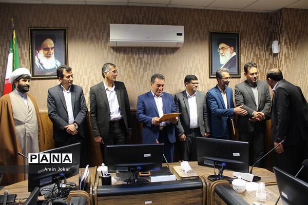 آیین تودیع ومعارفه رئیس اداره قرآن، عترت و نماز اداره کل آموزش و پرورش  استان فارس