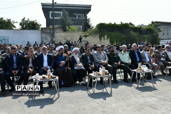 آیین افتتاح 5 پروژه عمرانی در بابلسر