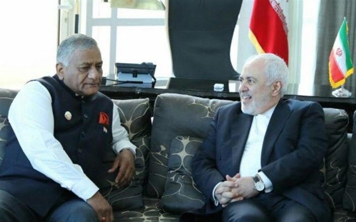 وزیر مشاور در امور خارجه هند با ظریف دیدار کرد