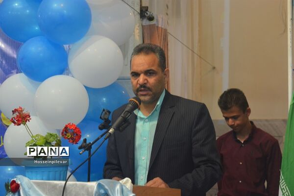 برگزاری جشن تکلیف دبیرستان شهید نواب صفوی بیرجند در مسجد  جامع توحید