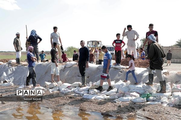 خوزستان محاصره در سیل