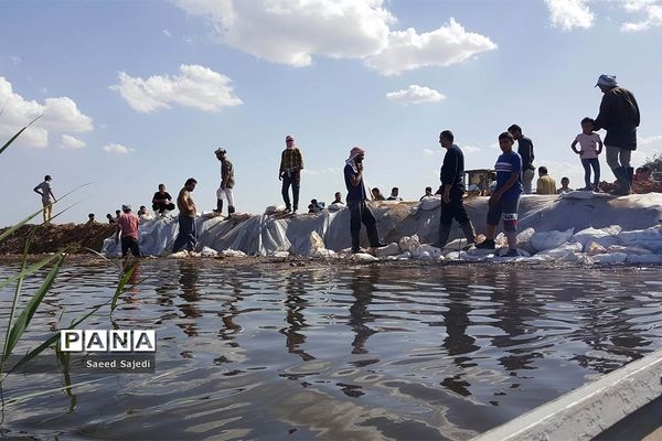خوزستان محاصره در سیل