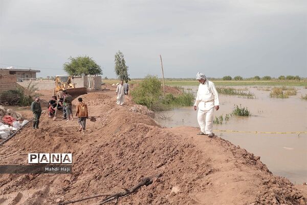 خوزستان محاصره در سیل