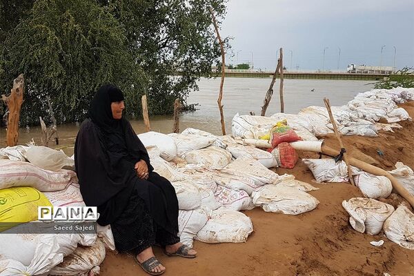 خوزستان محاصره در سیل