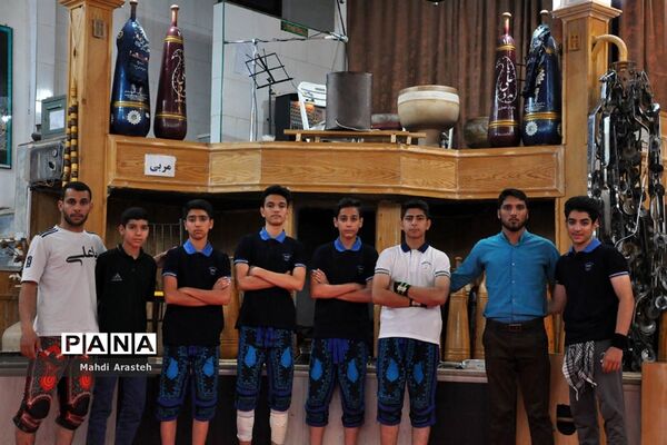 مسابقات بین گودی زورخانه مالک اشتر بیرجند