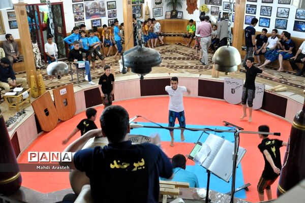 مسابقات بین گودی زورخانه مالک اشتر بیرجند