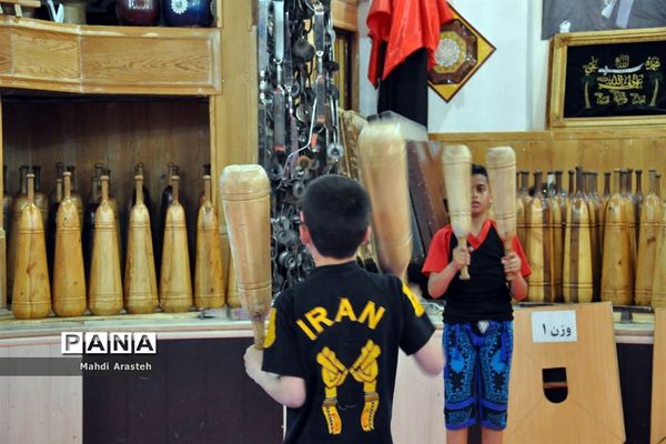 مسابقات بین گودی زورخانه مالک اشتر بیرجند