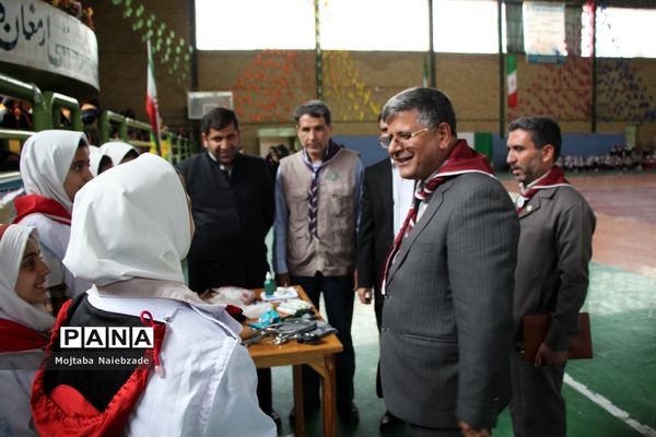 همایش پیشتازان تمام تشکیلاتی سازمان دانش‌آموزی در فریمان