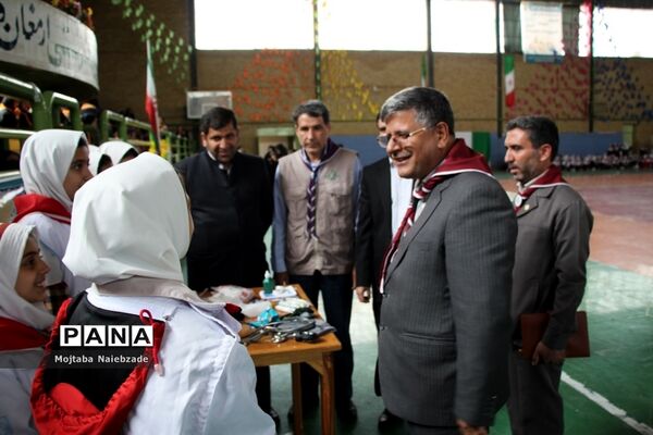 همایش پیشتازان تمام تشکیلاتی سازمان دانش‌آموزی در فریمان
