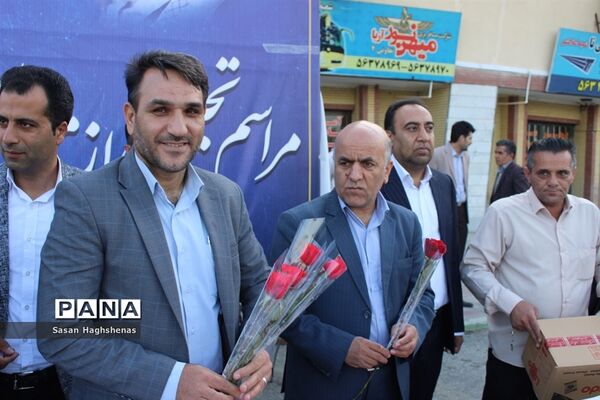مراسم سپاس معلم در ترمینال فرهنگیان اسلامشهر