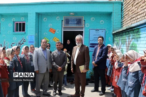 افتتاحیه کتابخانه دانش‌آموزی دبستان دخترانه وکیلی شماره 5 نیشابور