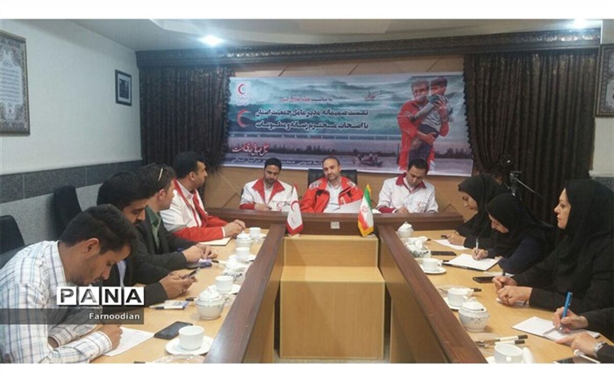 اعزام کاروان های سلامت در دو روستای صندل آباد واحمد آباد به مناسبت هفته  هلال احمر