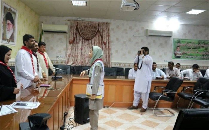 تقدیر از مربیان و اعضاء پیشتاز شهرستان ایرانشهر