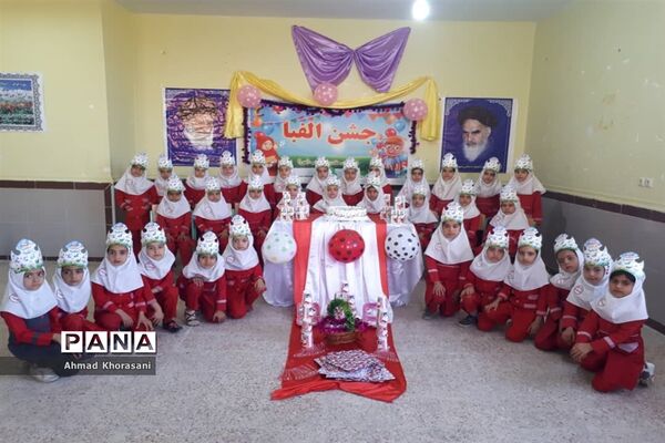 جشن الفبای دانش‌آموزان کلاس اولی در لالی