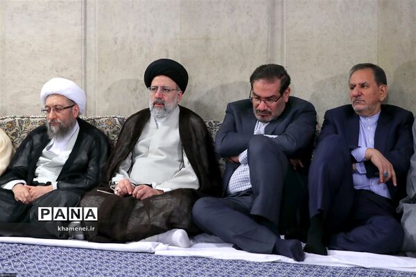 دیدار مسئولان نظام با مقام معظم رهبری