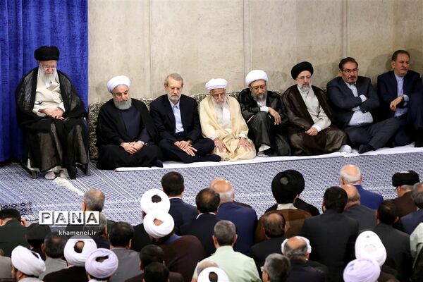 دیدار مسئولان نظام با مقام معظم رهبری