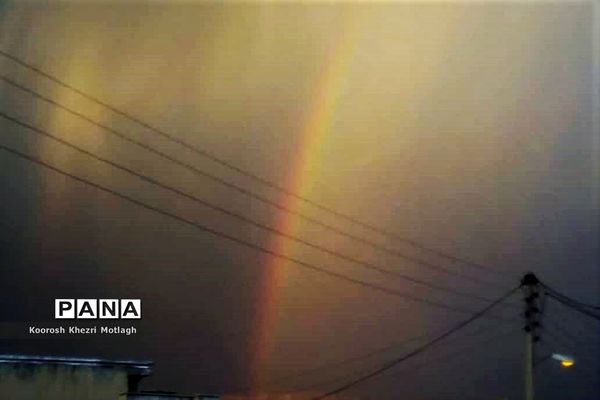 آسمان سرخ کازرون