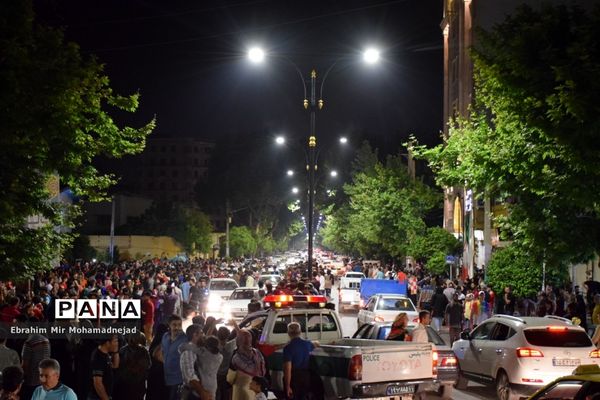 شادی پرسپولیسی‌های بابل برای  قهرمانی در لیگ برتر