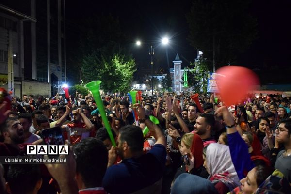 شادی پرسپولیسی‌های بابل برای  قهرمانی در لیگ برتر