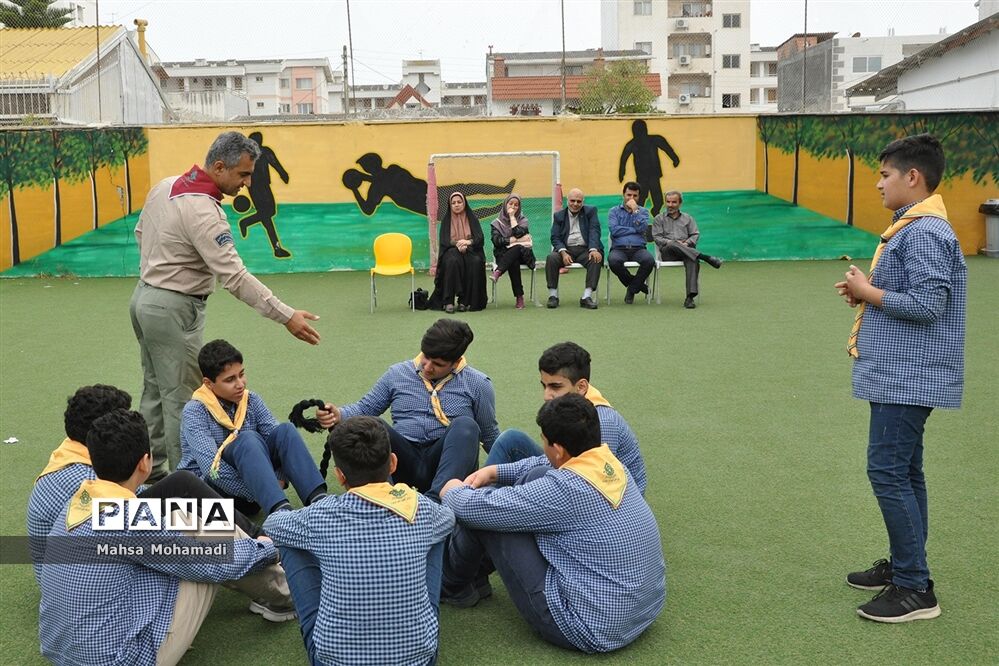 بازی بومی‌محلی دانش‌آموزان پیشتاز شهرستان فریدونکنار