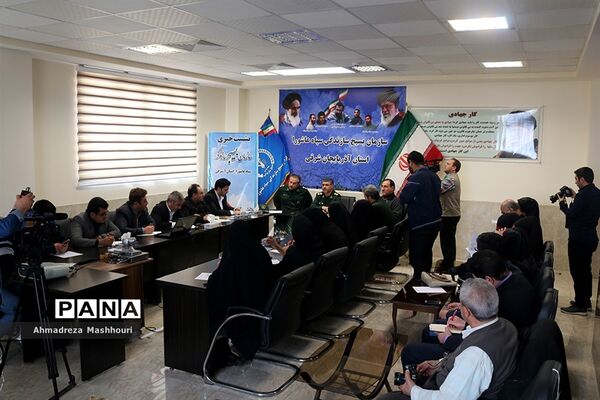نشست خبری مسئول بسیج سازندگی  سپاه عاشورا