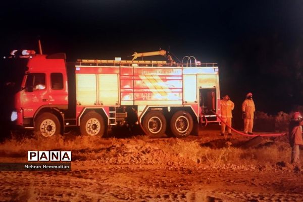 انفجار خط لوله نفت امیدیه -اهواز