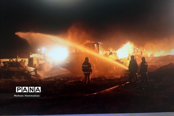 انفجار خط لوله نفت امیدیه -اهواز